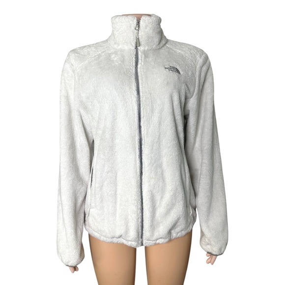 The North Face Women's Osito Fleece Full Zip Jacket Size Large White - Picture 1 of 11